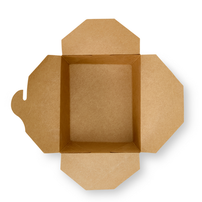 No.1 Kraft Paper Box, Deli Food Box (750ml/26oz, case of 200)