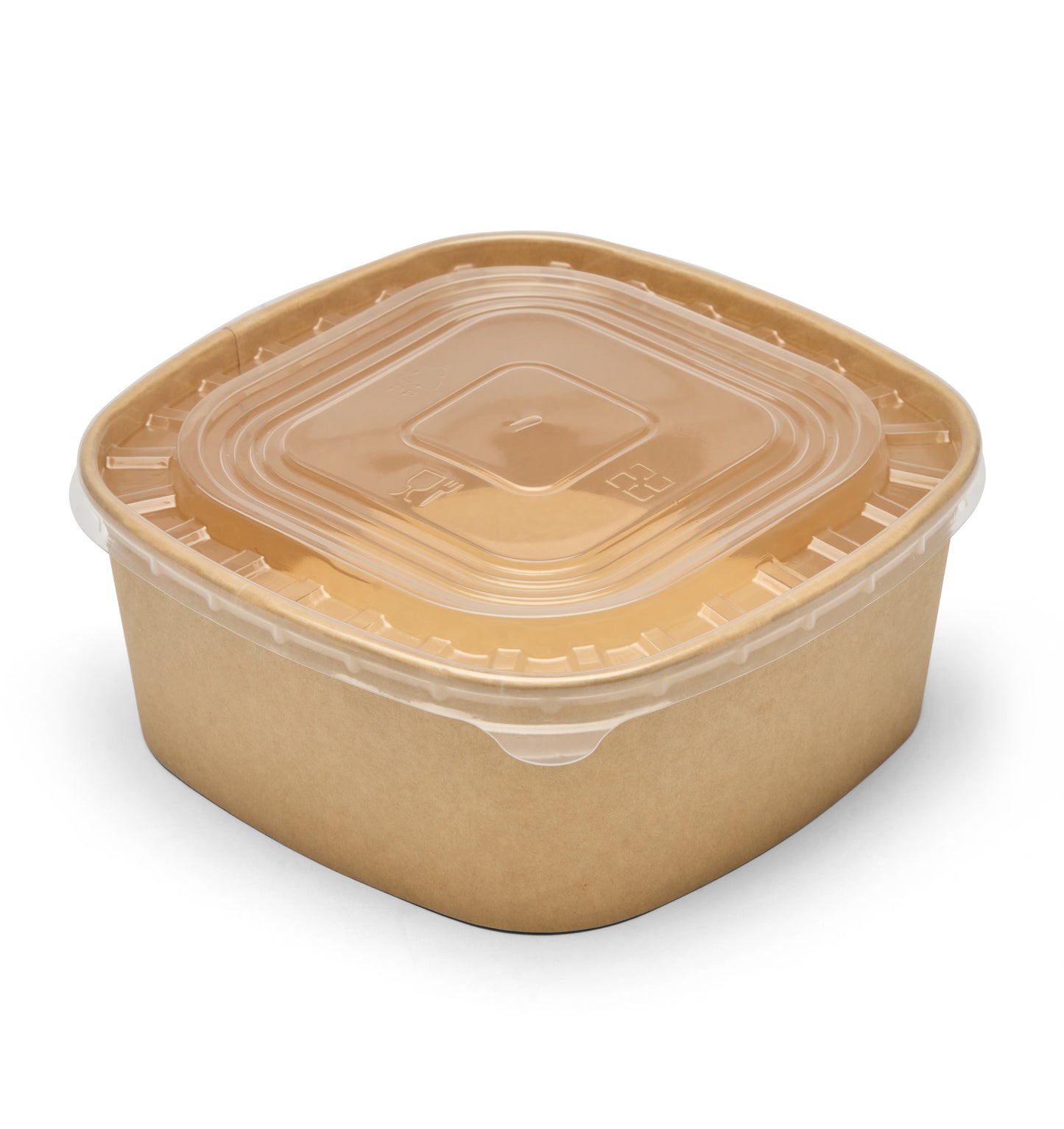 1250ml PP Lids For Microwaveable Square Food Container  (300pcs)